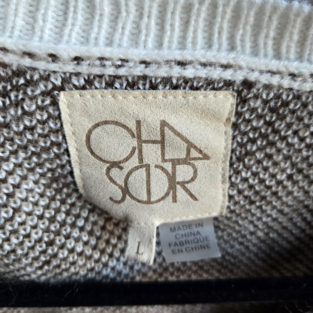 Chaser Leopard Print Button Up Ruffled Cardigan S… - image 4